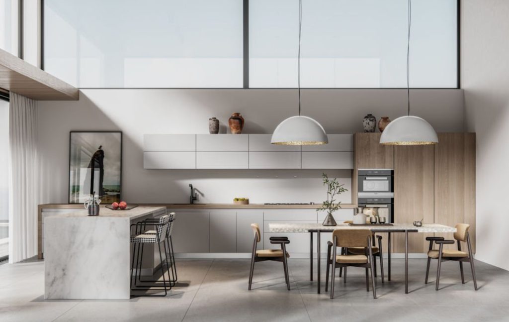 L-Shaped Modular Kitchen