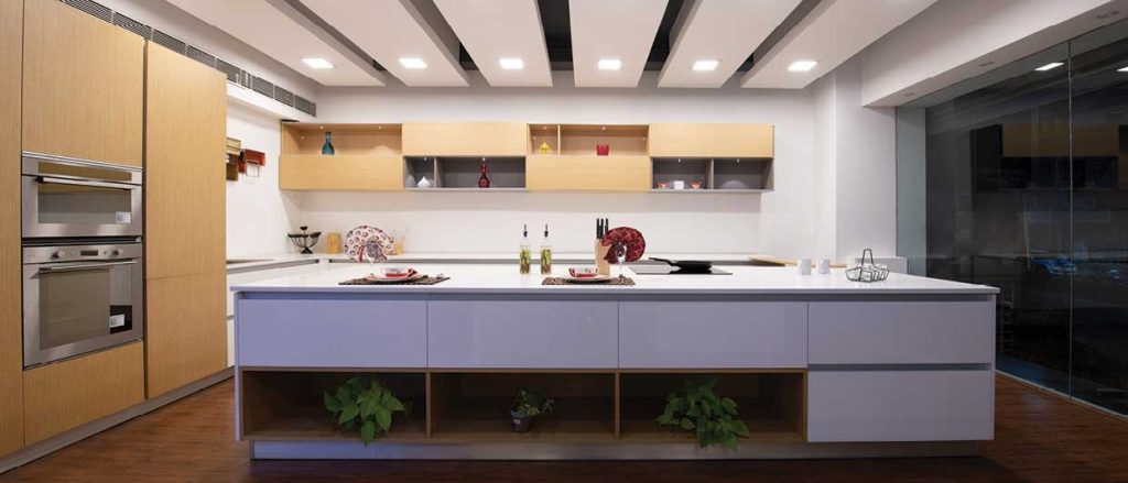 L-Shaped Modular Kitchen