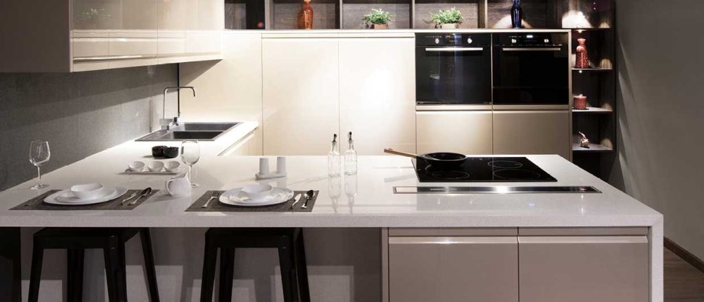 U shape Modular kitchen designs